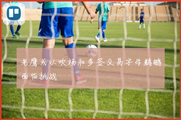 老鹰或以吹杨和多签交易字母鹈鹕面临挑战